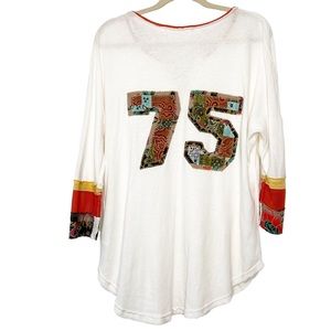 Free People Blitz Lace-Up Tunic Medium Jersey Style 75